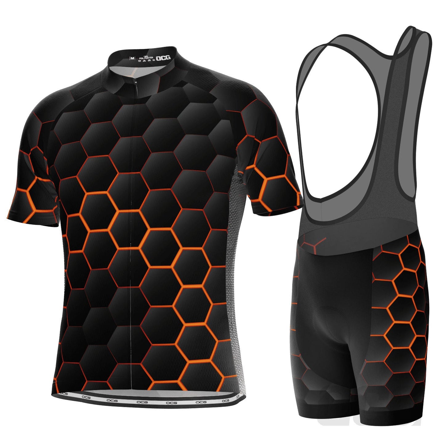 Men's Radioactive 2 Piece Cycling Kit