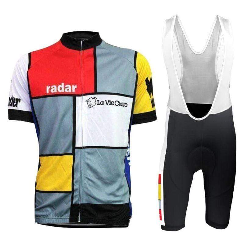 Retro 1985 La Vie Claire Cycling Kit