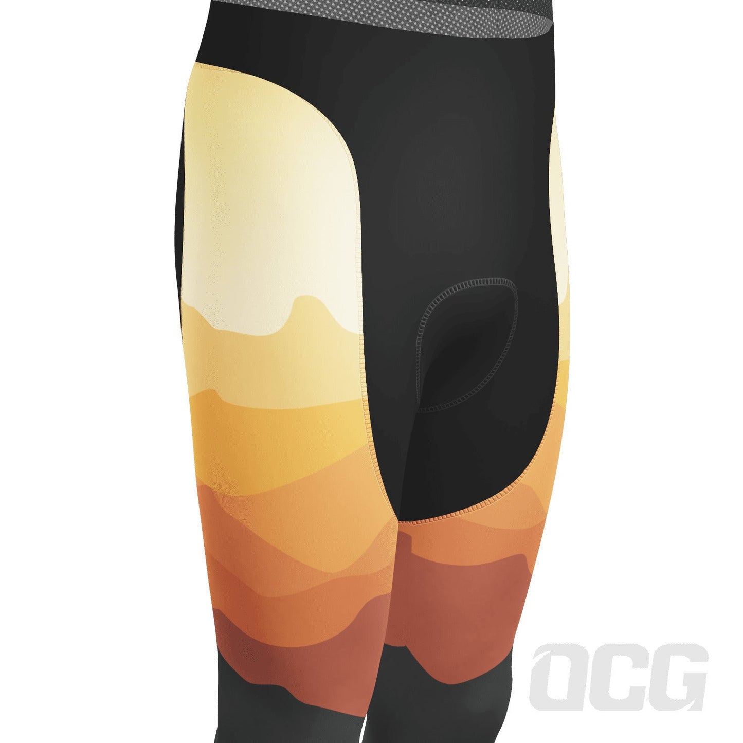 Men's Ride Free Sunset Gel Padded Cycling Bib-Tights