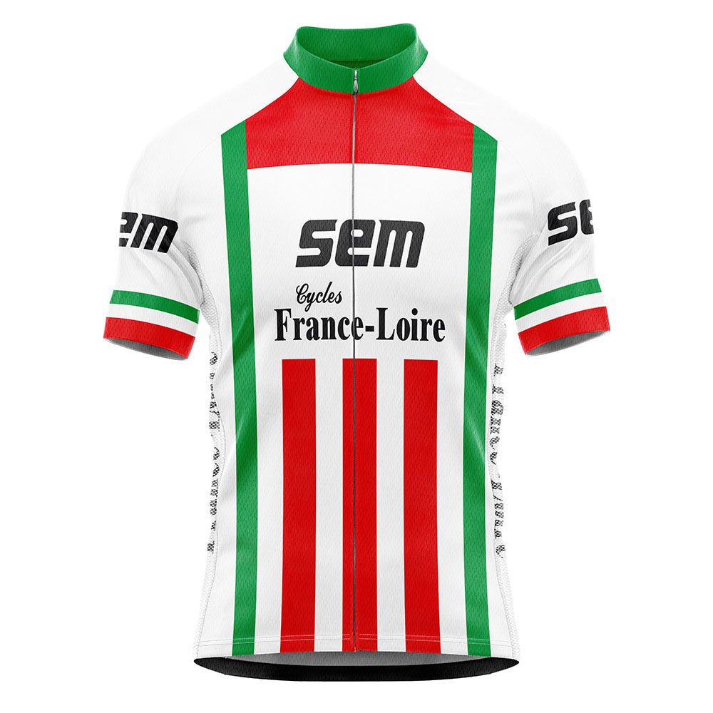 Sem-France Loire Retro Cycling Jersey