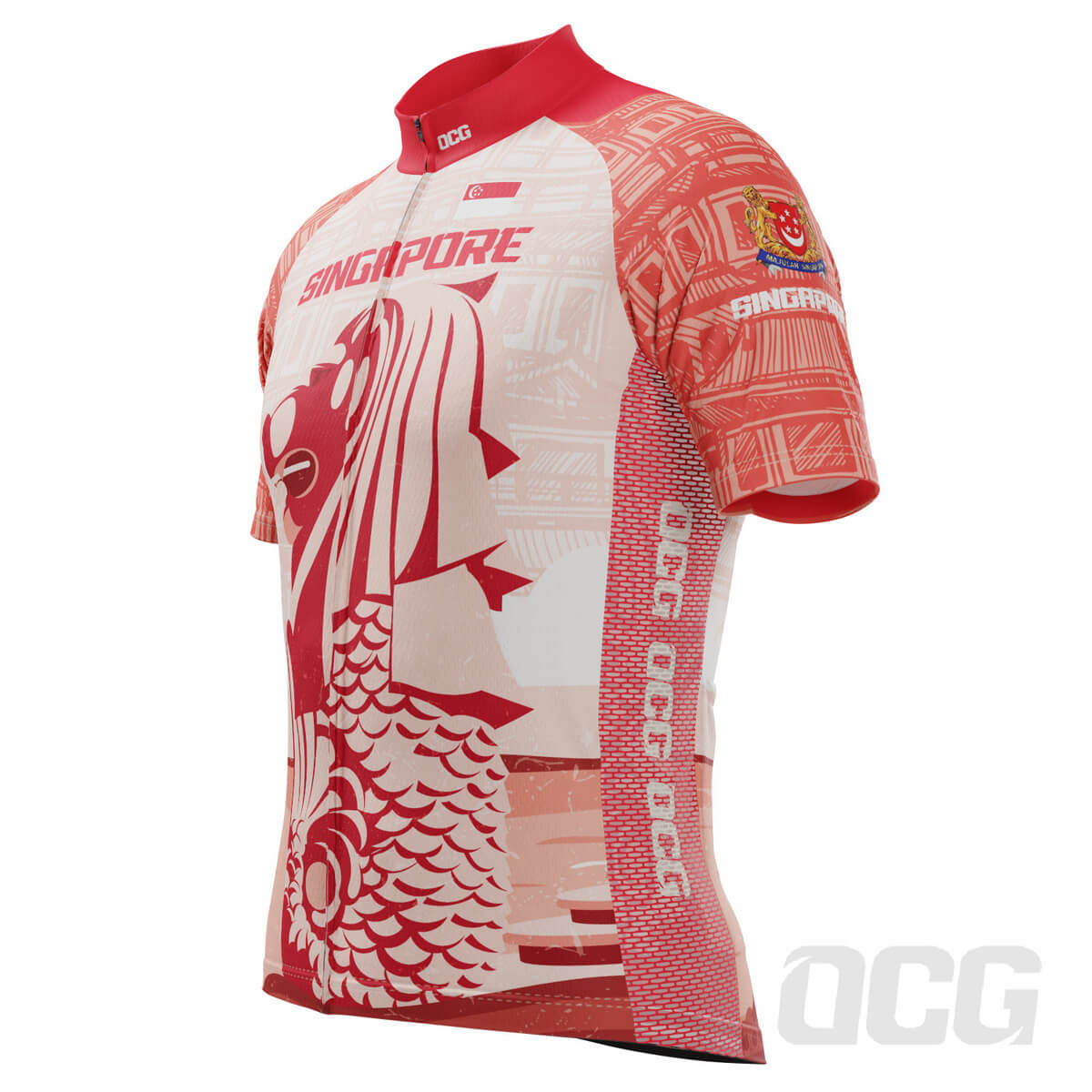 Men's Singapore Short Sleeve Cycling Jersey