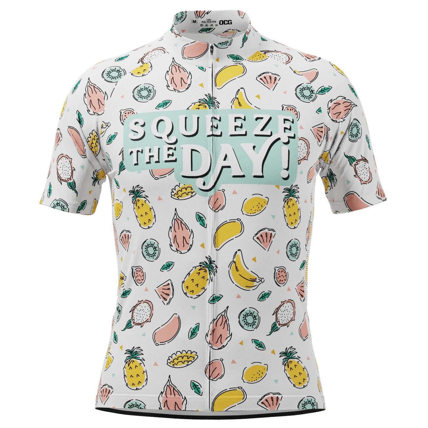 Men's Squeeze The Day Short Sleeve Cycling Jersey