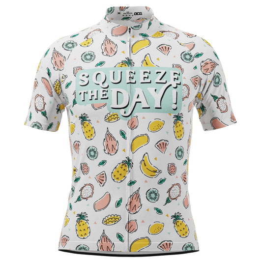 Men's Squeeze The Day Short Sleeve Cycling Jersey
