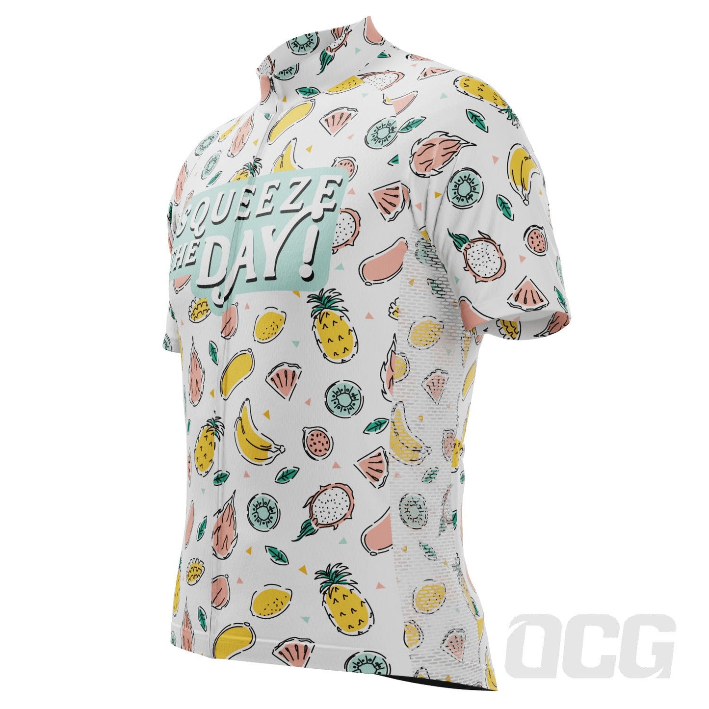 Men's Squeeze The Day Short Sleeve Cycling Jersey