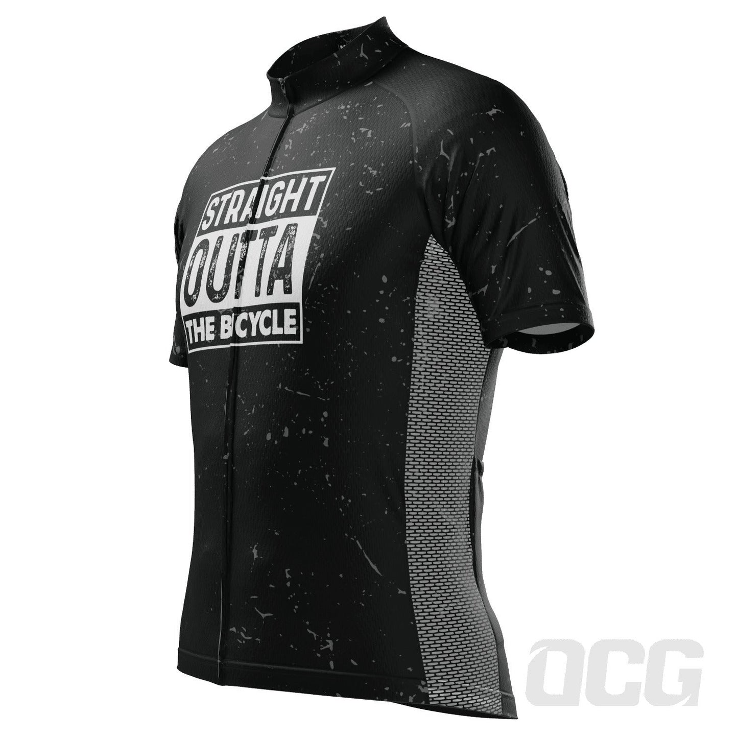 Men's Straight Outta The Bicycle Short Sleeve Cycling Jersey