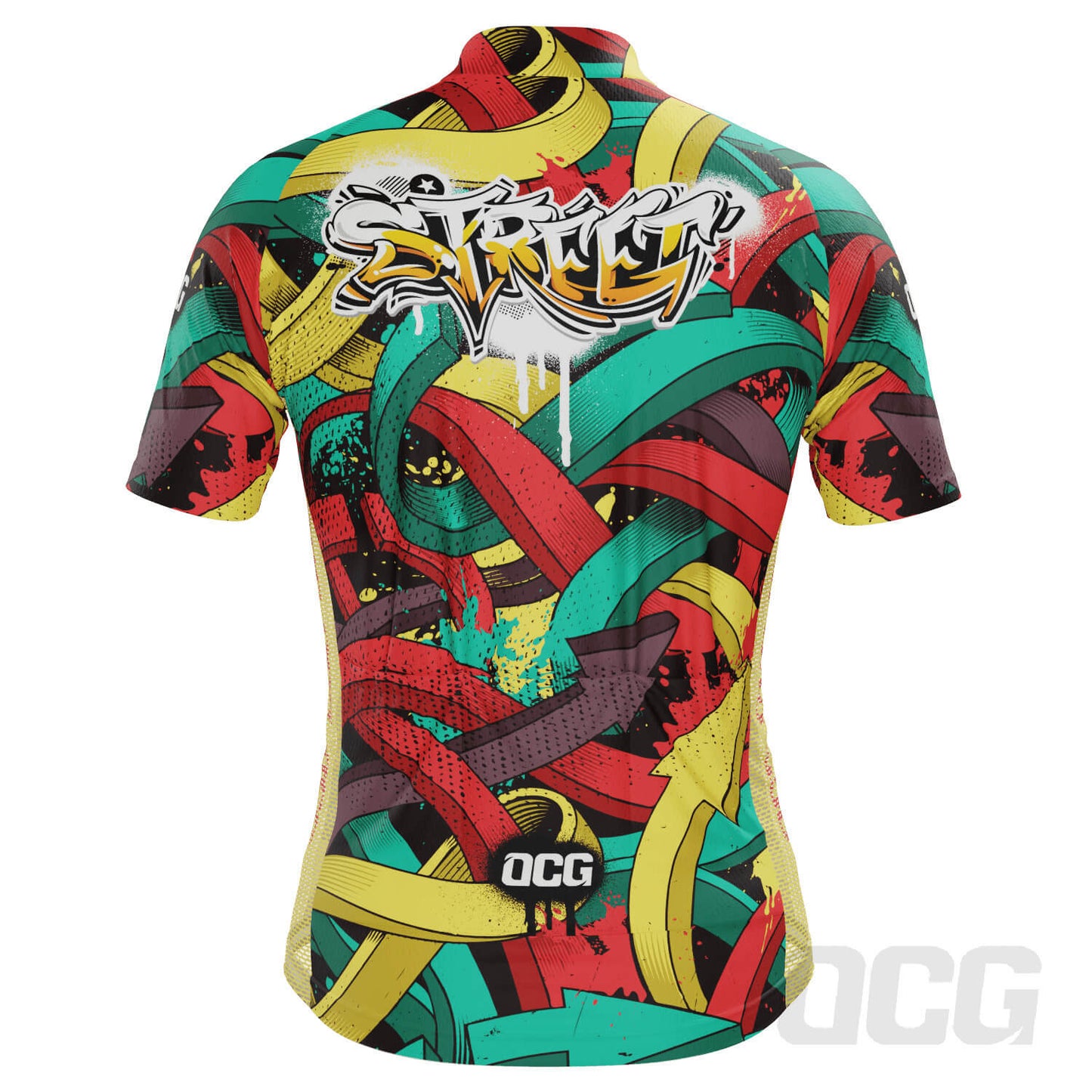 Men's Street Graffiti Short Sleeve Cycling Jersey