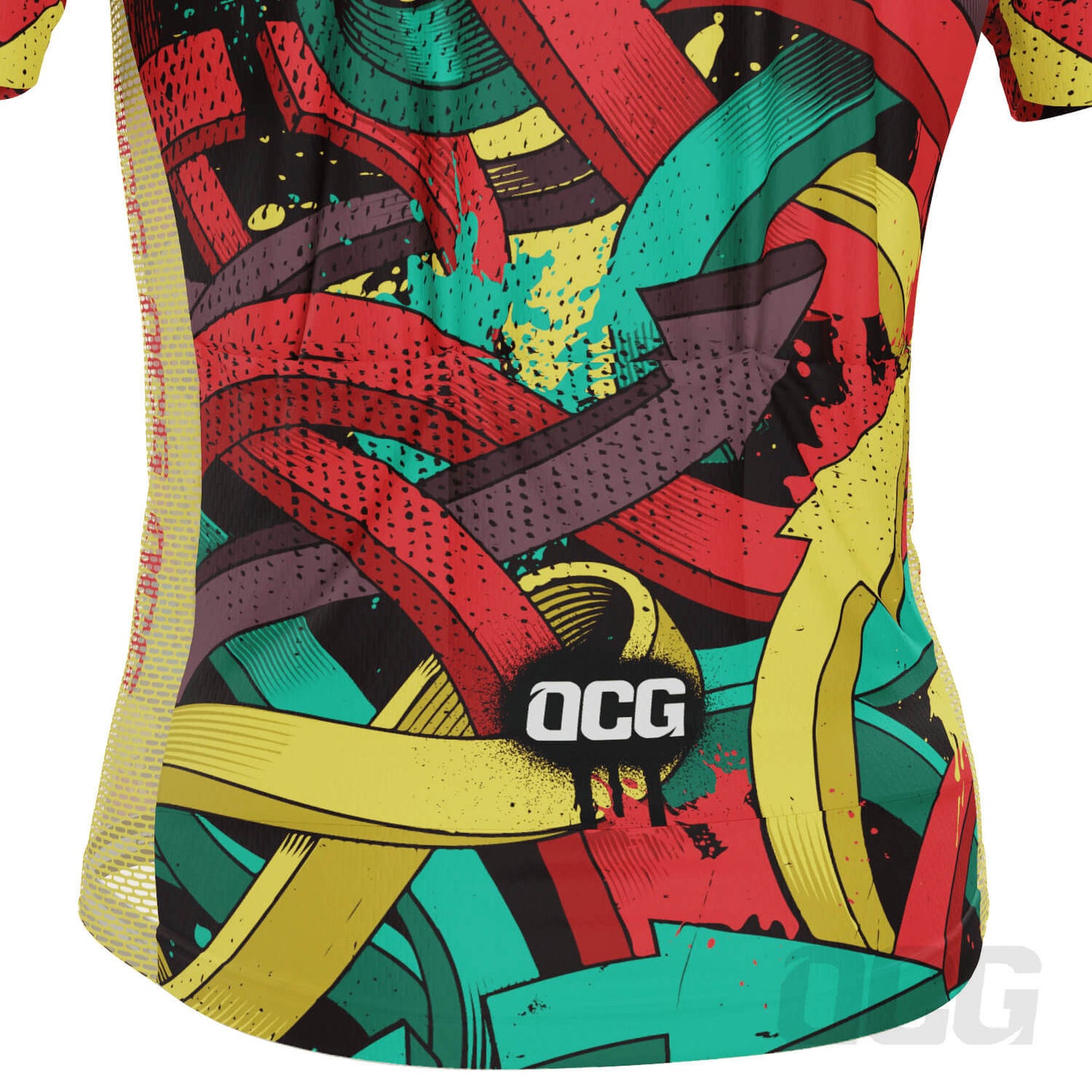 Men's Street Graffiti Short Sleeve Cycling Jersey