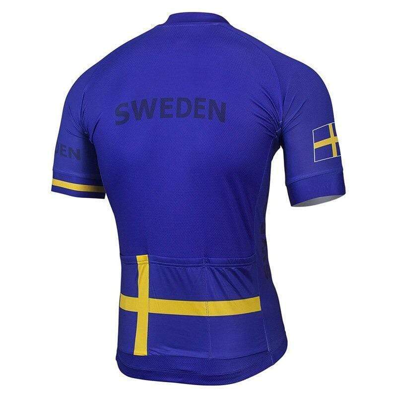 Sweden Blue Cycling Jersey