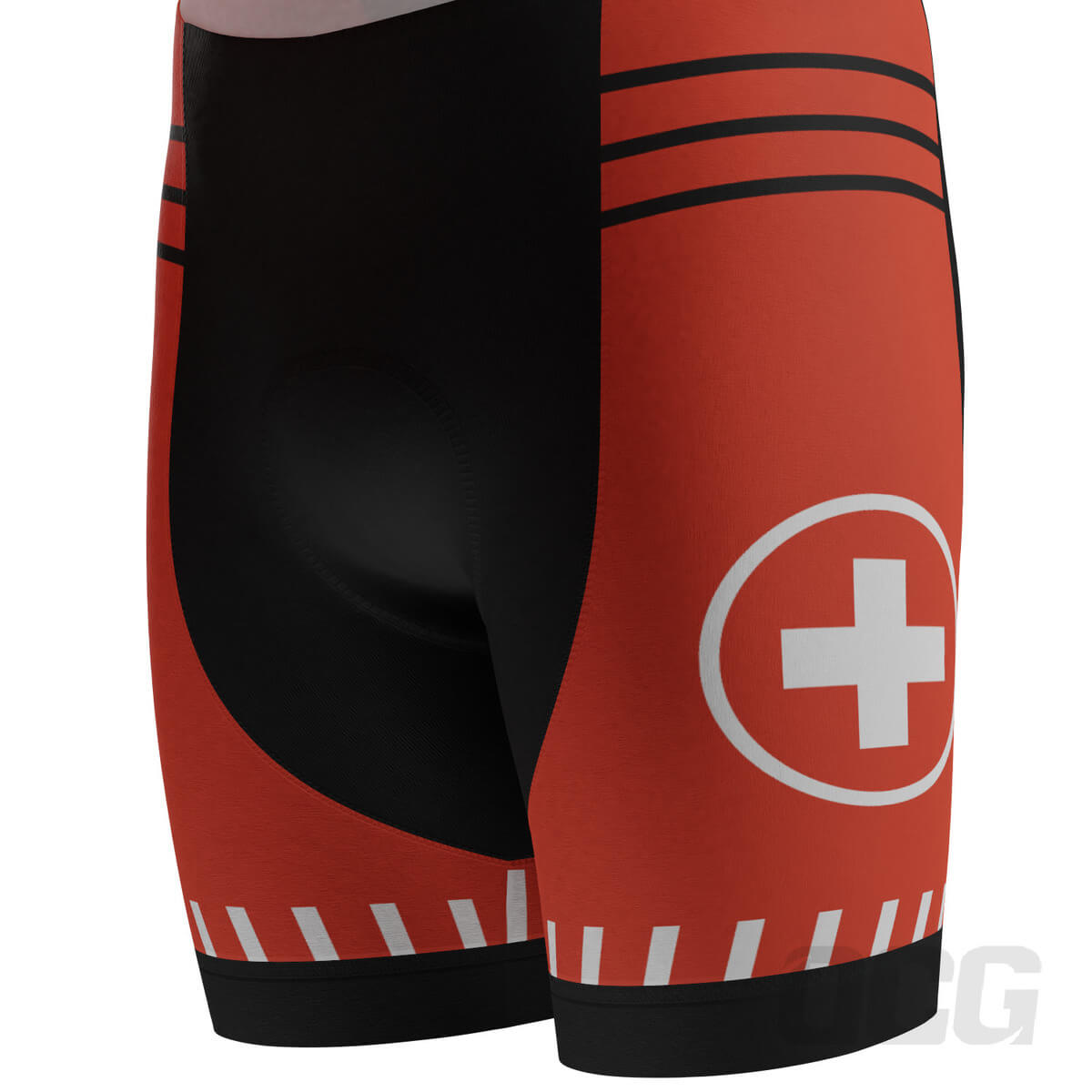 Men's Swiss Alps Switzerland National Flag 2 Piece Cycling Kit