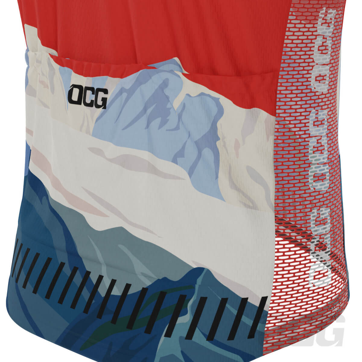 Men's Swiss Alps Switzerland National Flag 2 Piece Cycling Kit