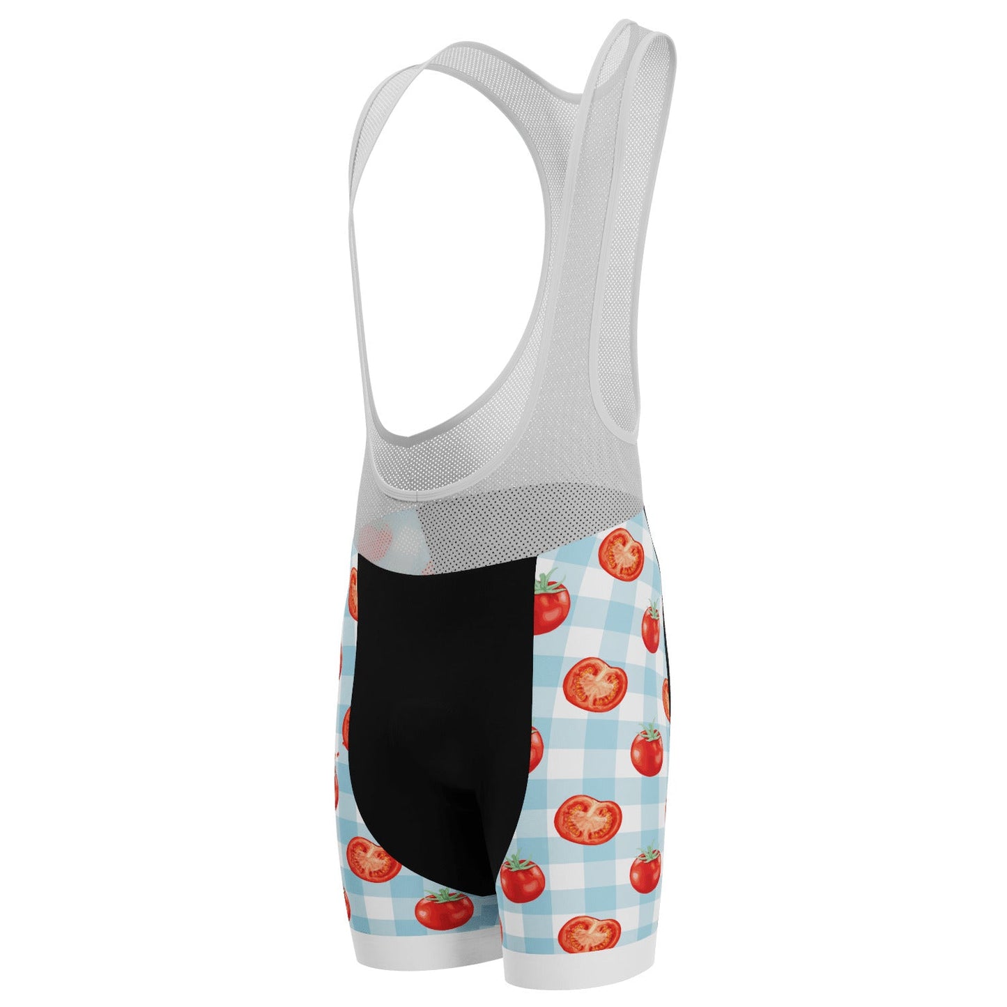 Men's Tomato Sauce Table Cloth Gel Padded Cycling Bib