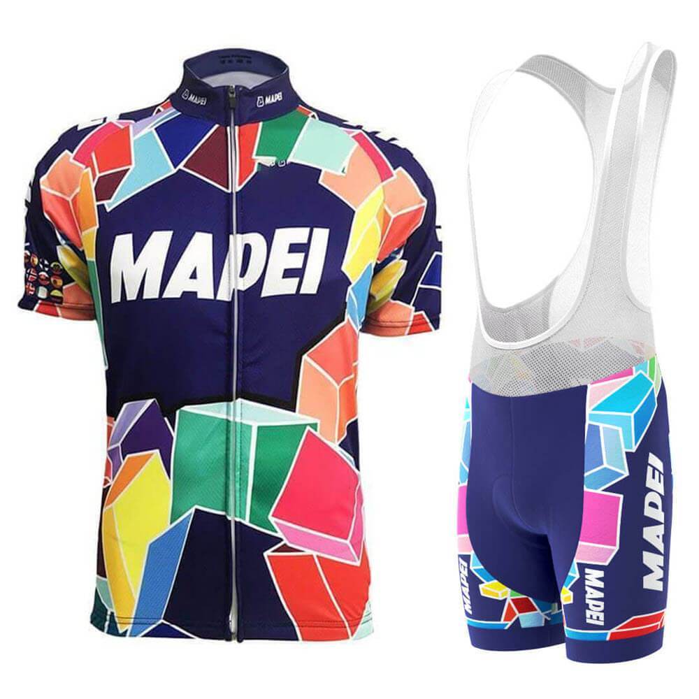 Men's Retro Team Mapei Cycling Kit