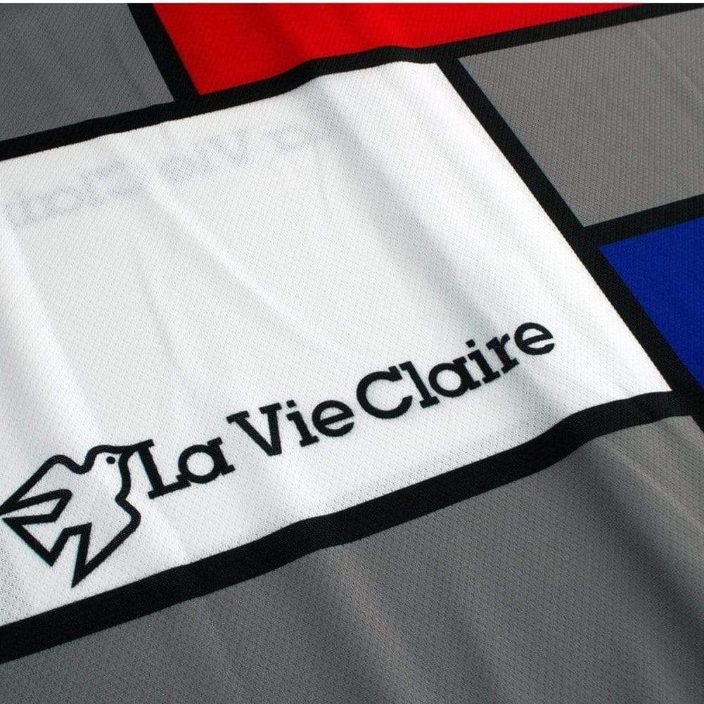 Men's Retro 1985 La Vie Claire Piet Mondrian Cycling Jersey