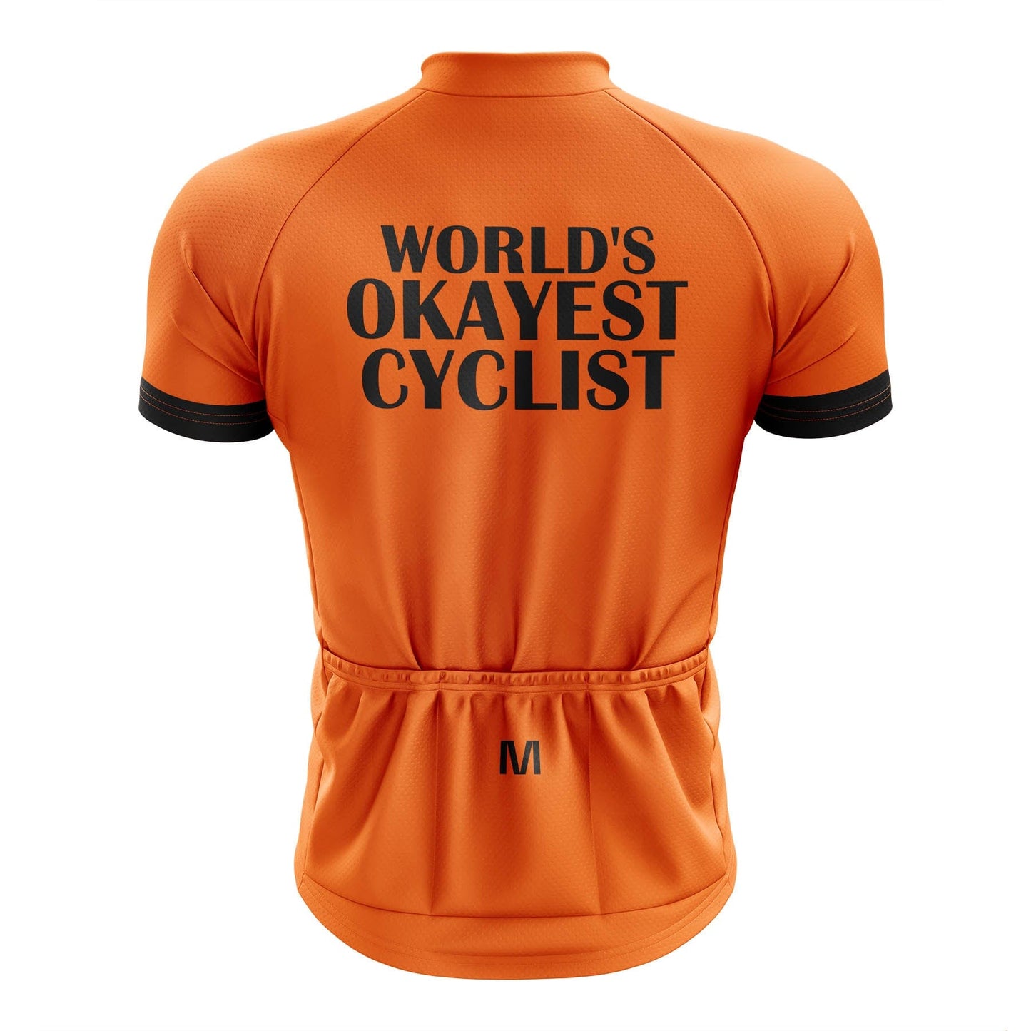 World's Okayest Cyclist Orange Jersey