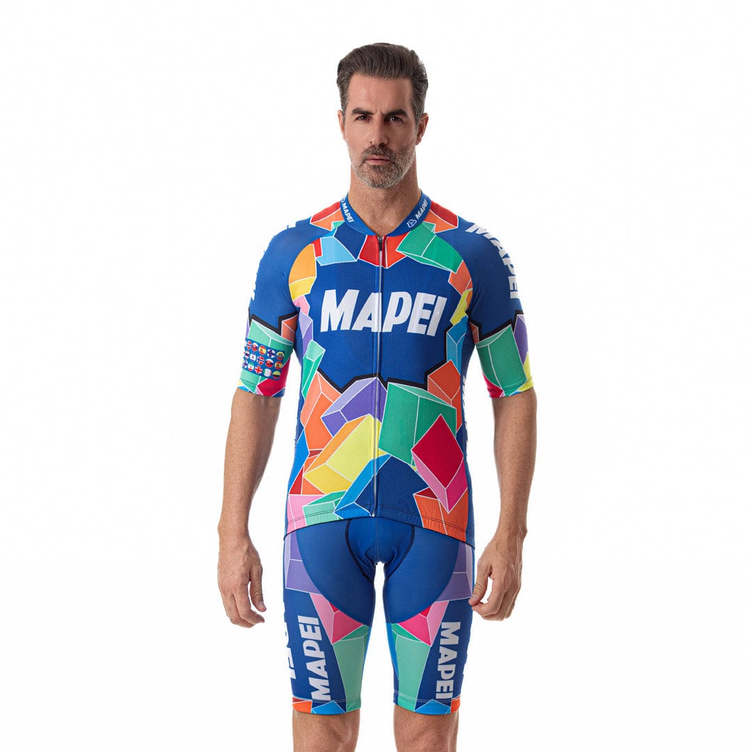 Men's Retro Mapei Pro Team Cycling Jersey