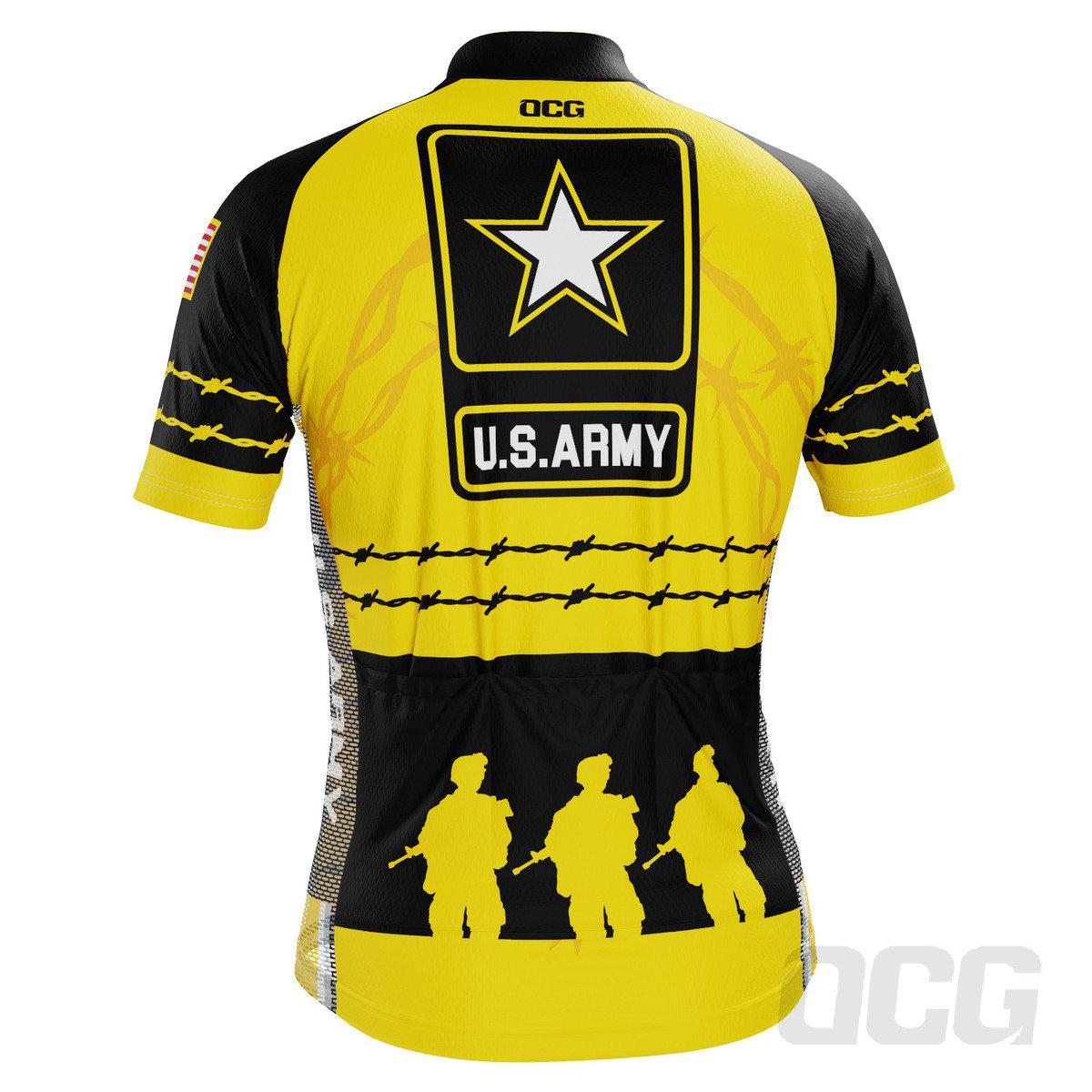 Men's USAF Army Troops Barbed Wire Short Sleeve Cycling Jersey