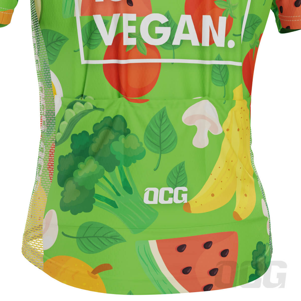 Men's The Future is Vegan Short Sleeve Cycling Jersey