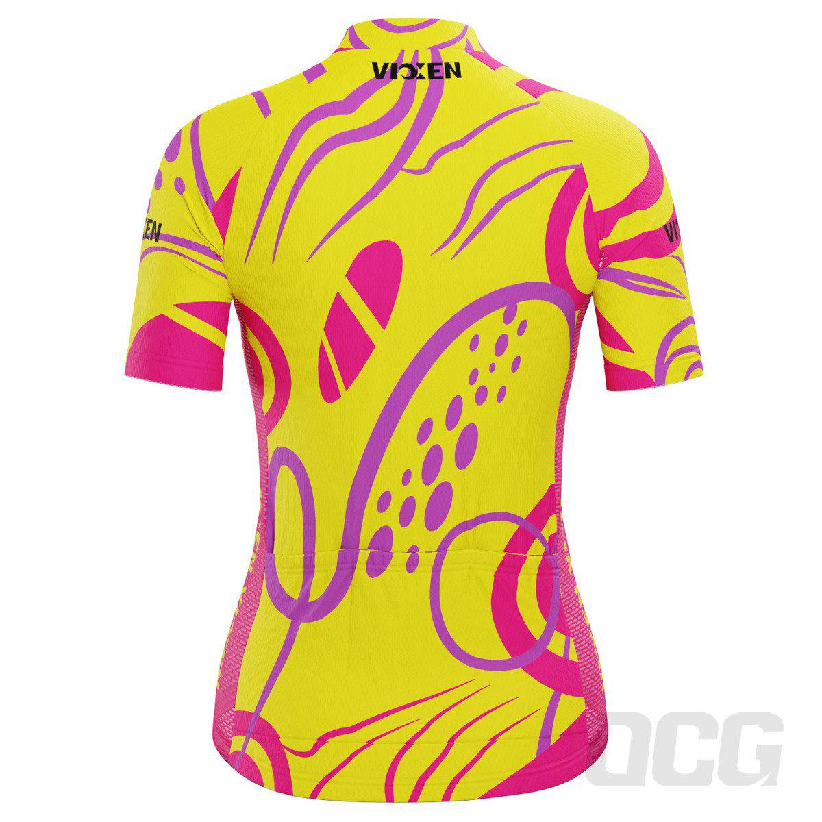 Women's Scribbles Short Sleeve Cycling Jersey