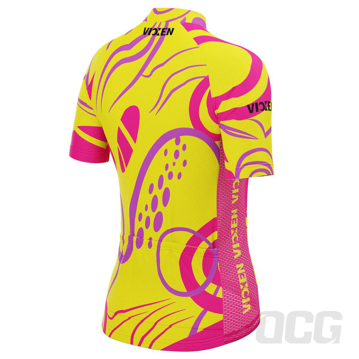 Women's Scribbles Short Sleeve Cycling Jersey