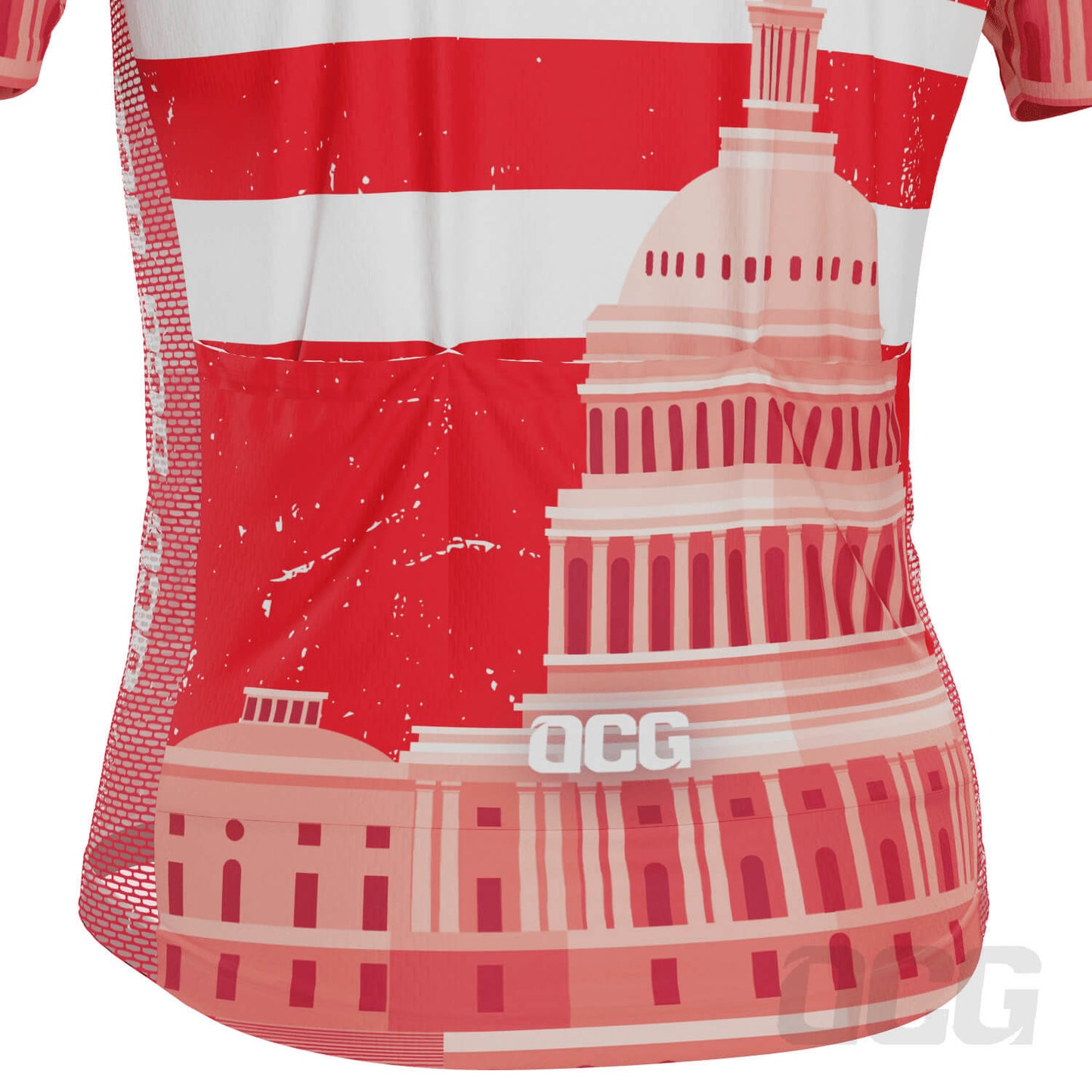 Men's Washington D.C. US District Icon Short Sleeve Cycling Jersey