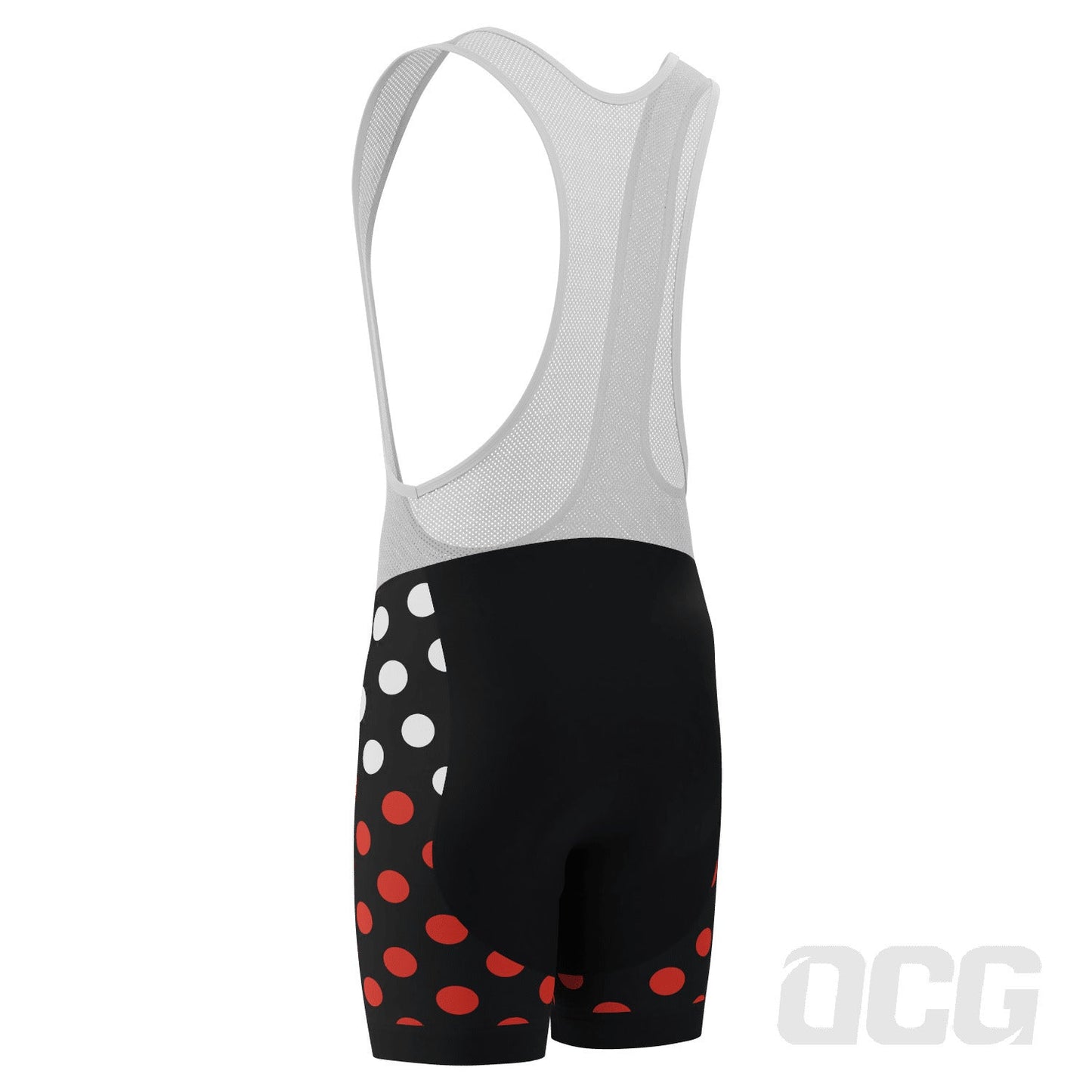 Men's Polka Dots Gel Padded Cycling Bib