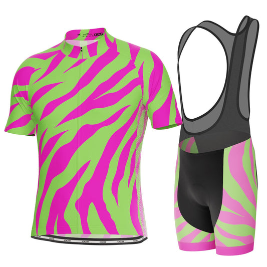 Men's Echo Pulse Tiger Print 2 Piece Cycling Kit