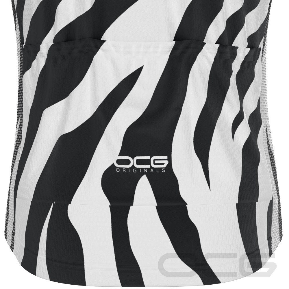 Men's Zebra Fever Short Sleeve Cycling Jersey