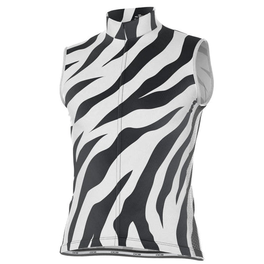 Men's Zebra Fever Sleeveless Tech Cycling Jersey