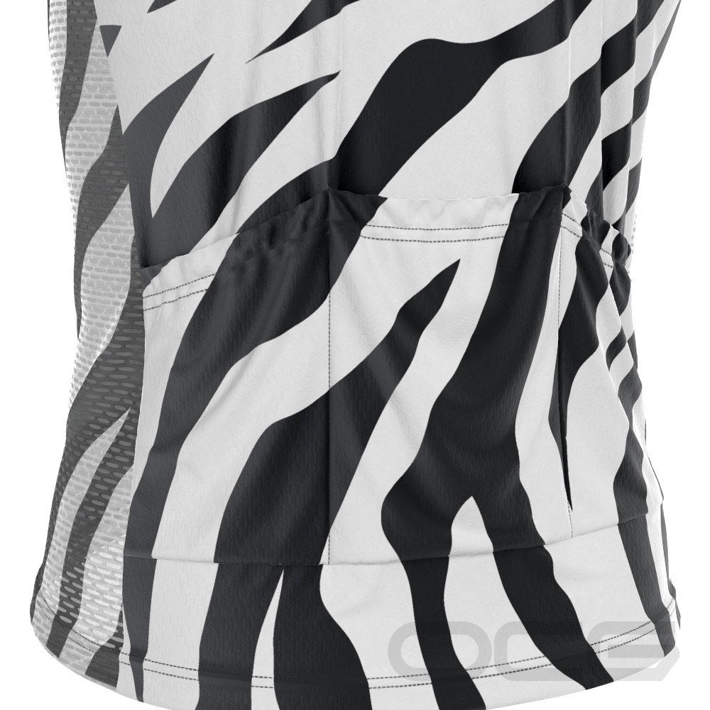 Men's Zebra Fever Sleeveless Tech Cycling Jersey