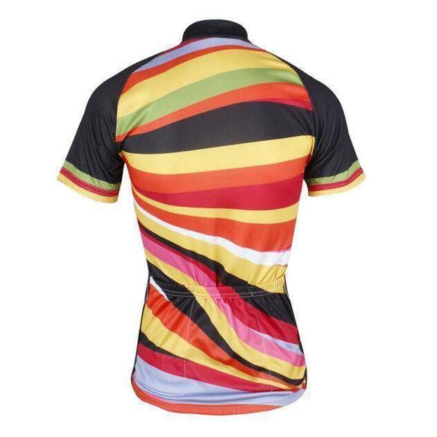 Women's Colourful Wavy Cycling Jersey