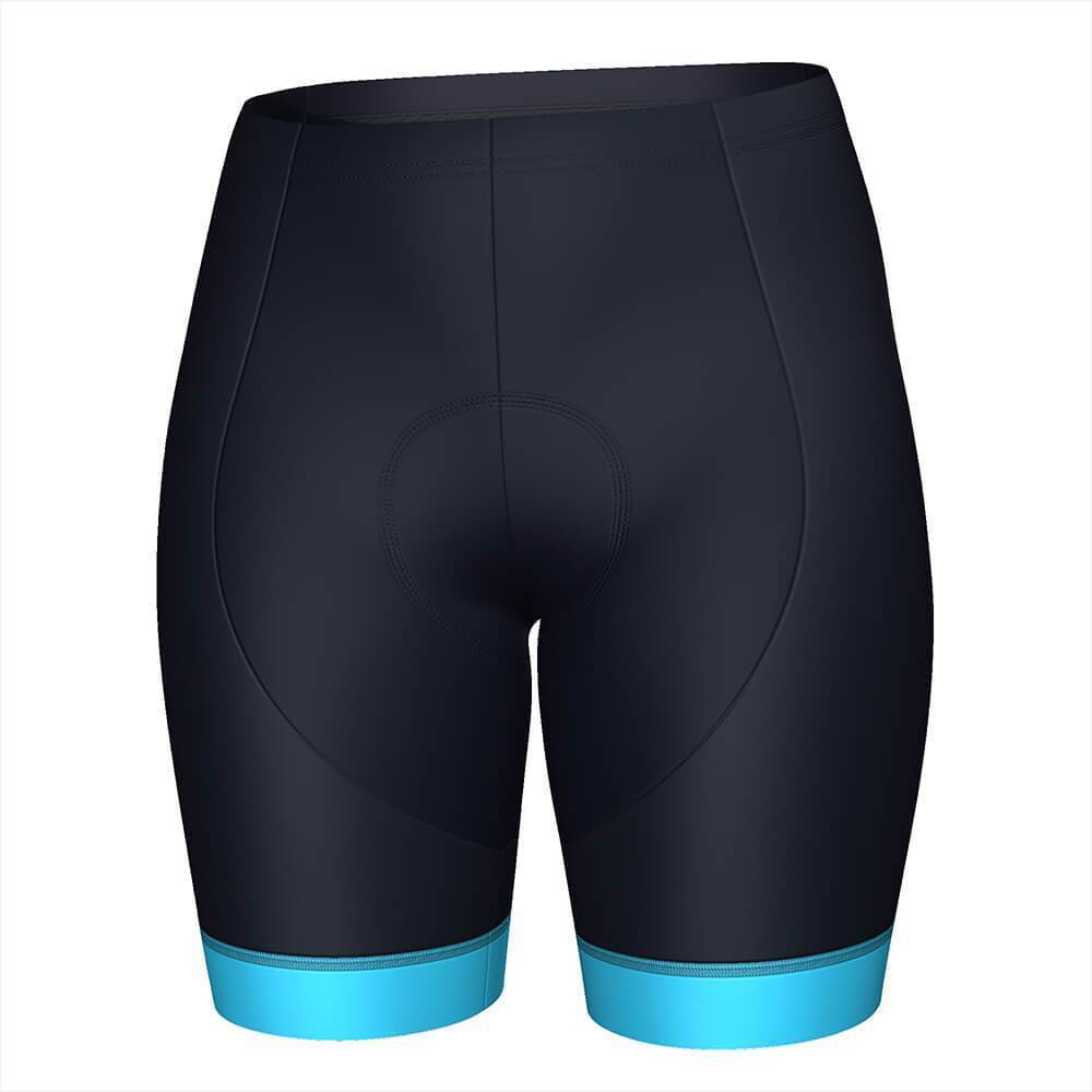 Women's Cosmos Blue Gel Padded Cycling Shorts