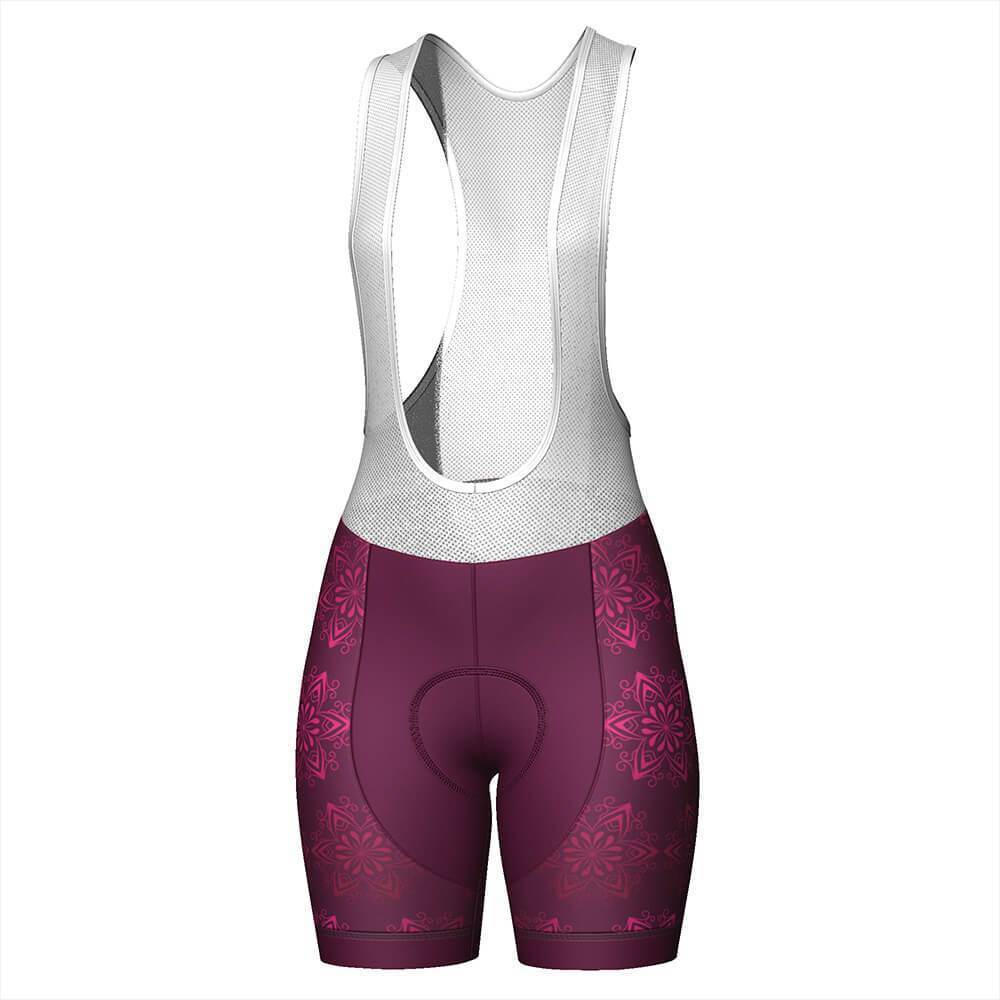 Women's Mandala Gel Padded Cycling Bib