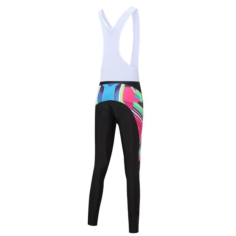 Women's Pink Gel Padded Bib Pants