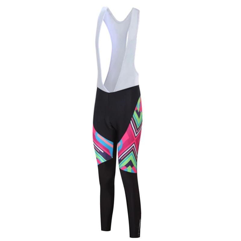Women's Pink Gel Padded Bib Pants