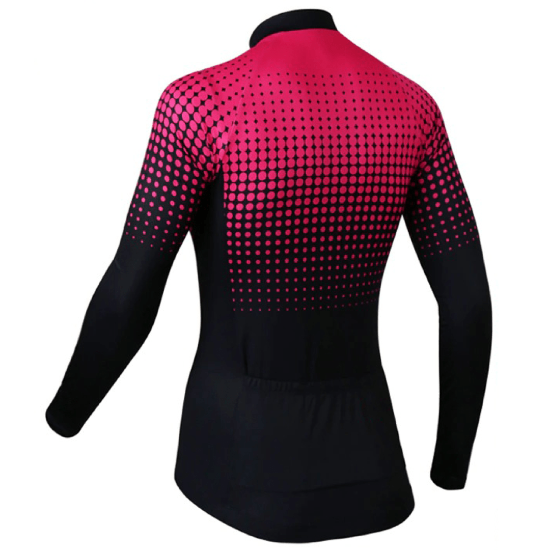 Women's Pink Long Sleeve Cycling Jersey or Pants