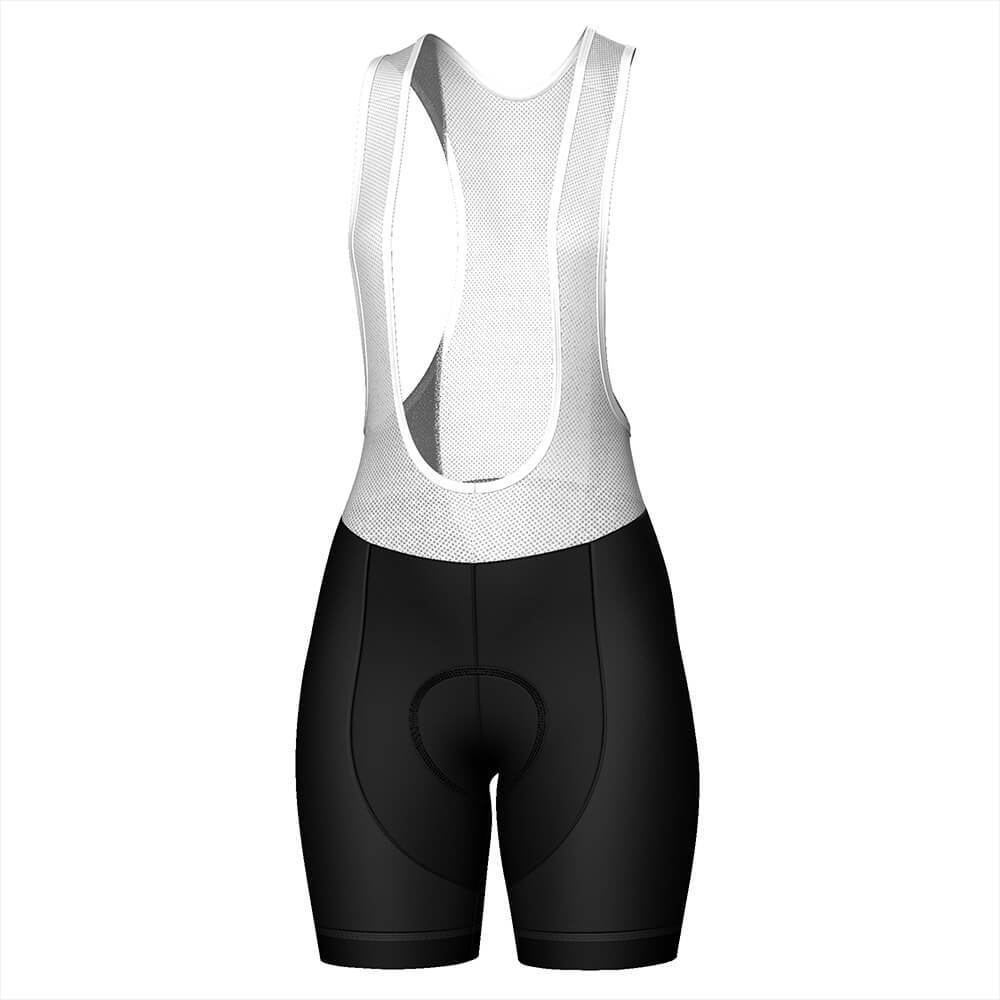 Women's Pro-Band Classic Plain Color Gel Padded Cycling Bib