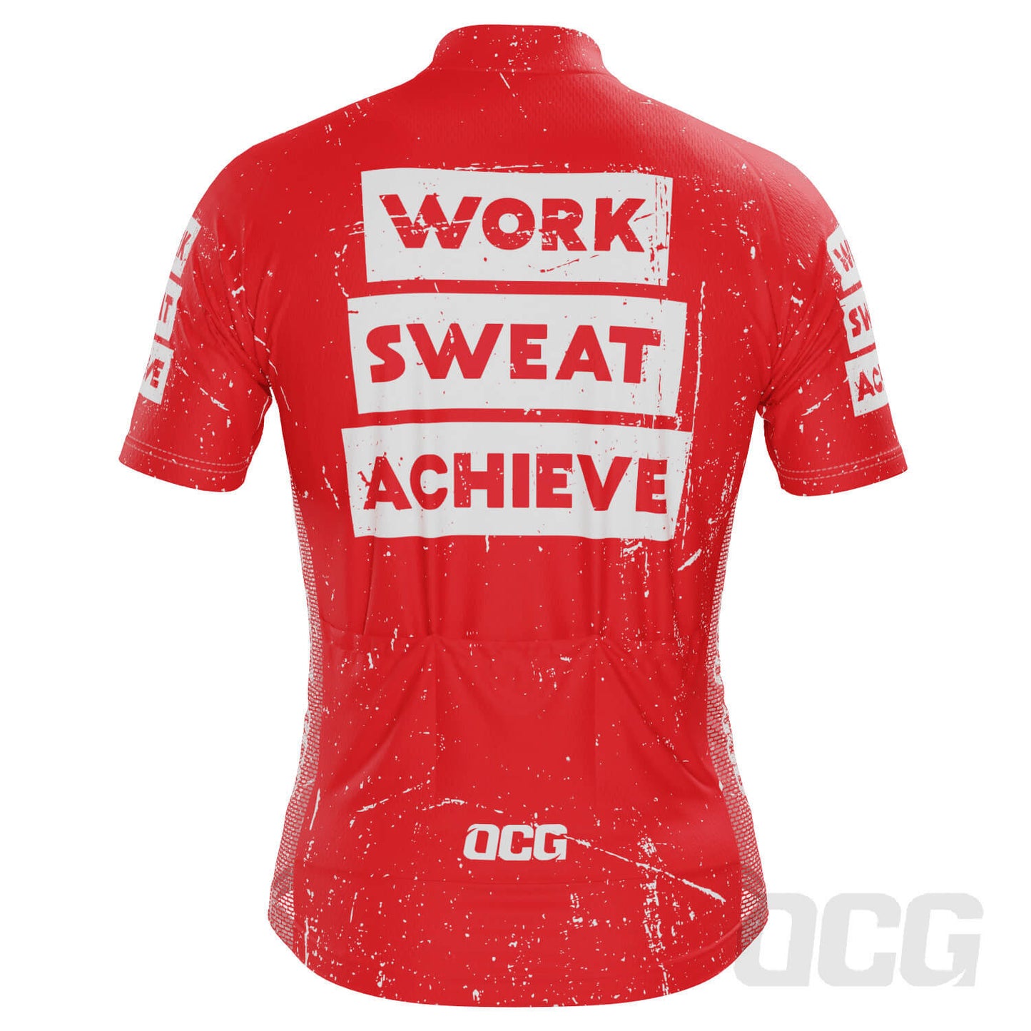 Men's Work Sweat Achieve Short Sleeve Cycling Jersey