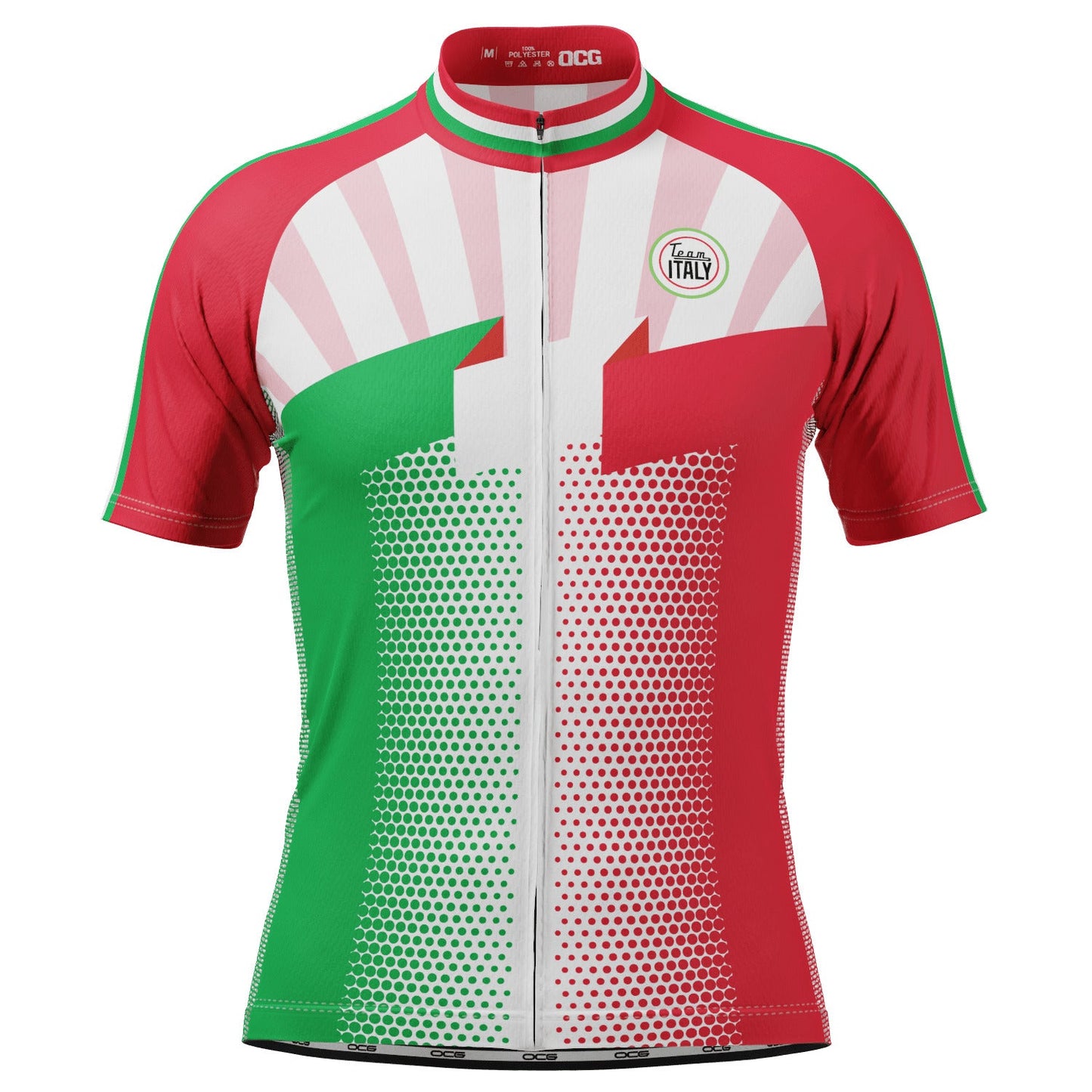 Men's World Countries Team Italy Icon Short Sleeve Cycling Jersey