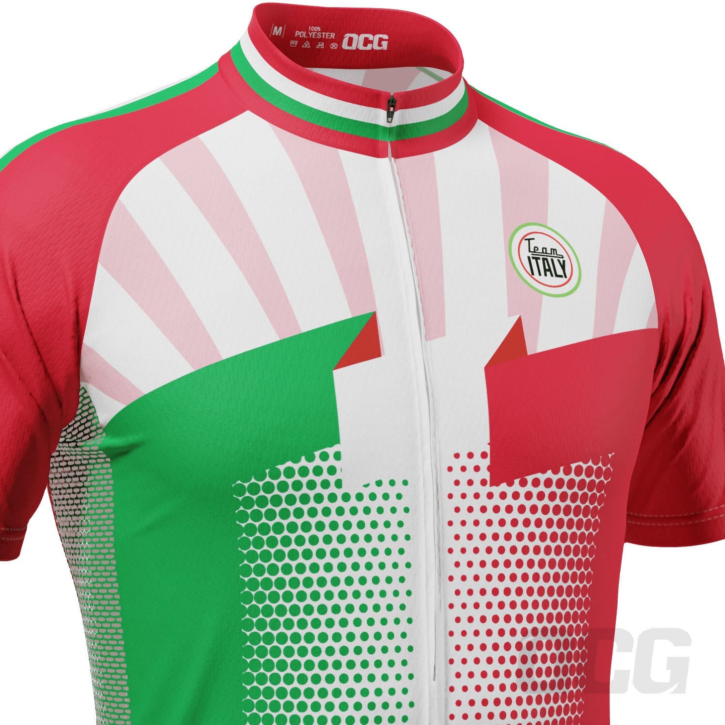 Men's World Countries Team Italy Icon Short Sleeve Cycling Jersey