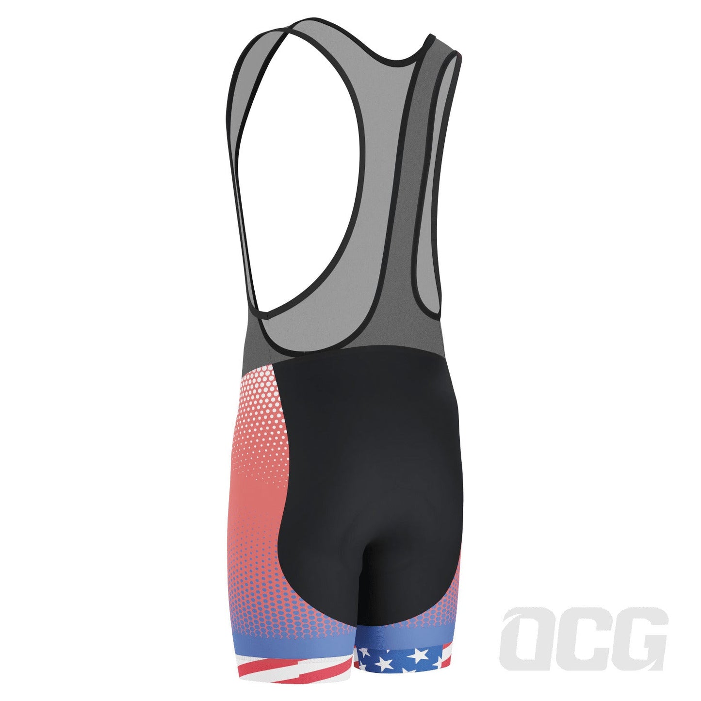 Men's World Countries Team USA Icon Gel Padded Cycling Bib