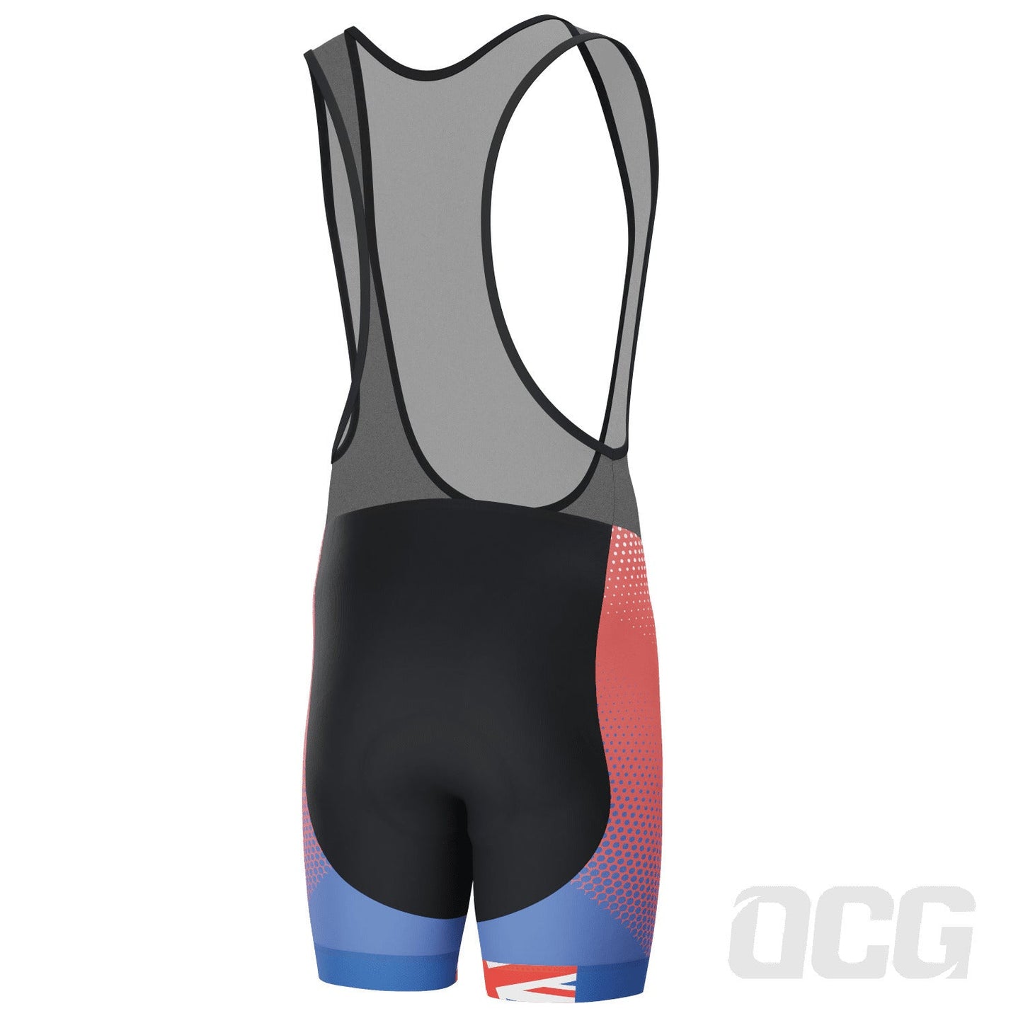 Men's World Countries Team UK Icon Gel Padded Cycling Bib